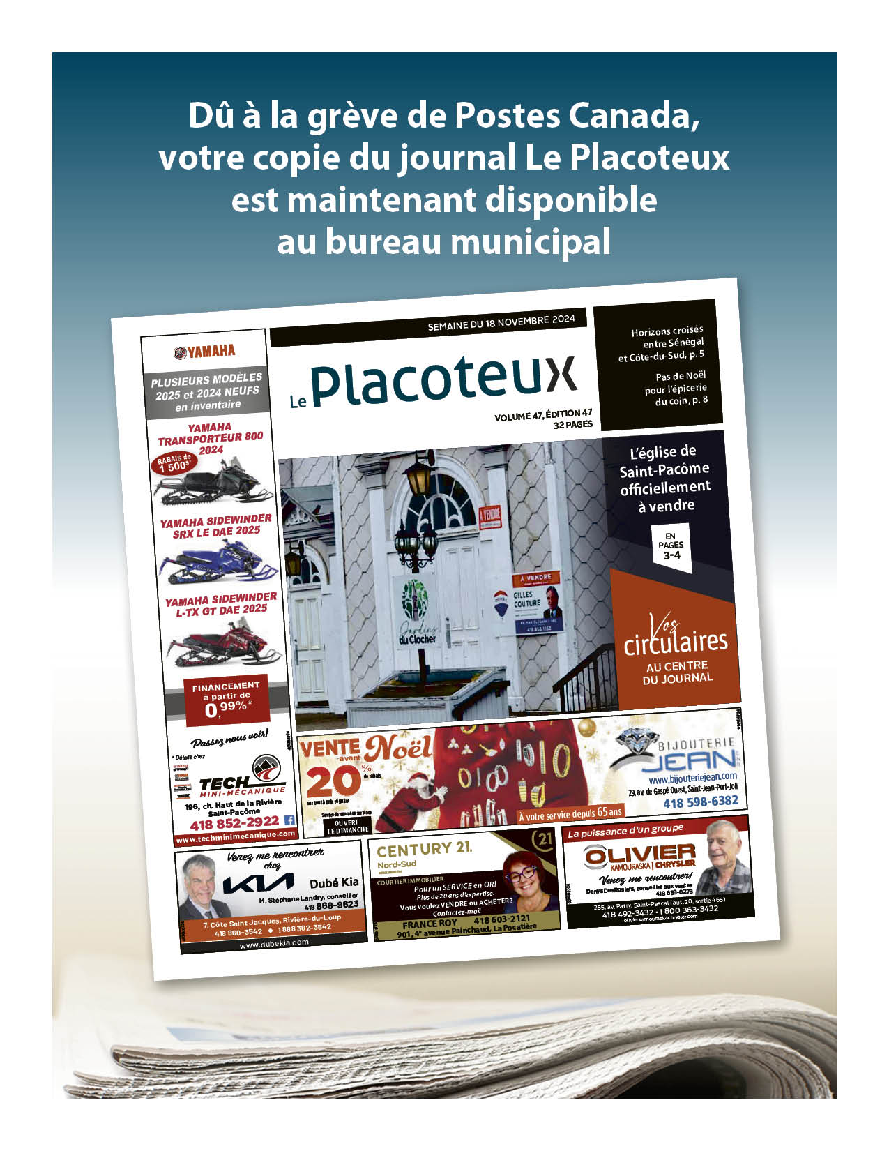 Avis distribution journal Le Placoteux